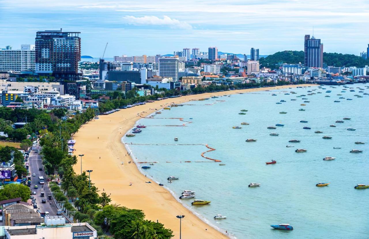 Ferienwohnung Great Location With Infinity Pool -Central Pattaya Exterior foto