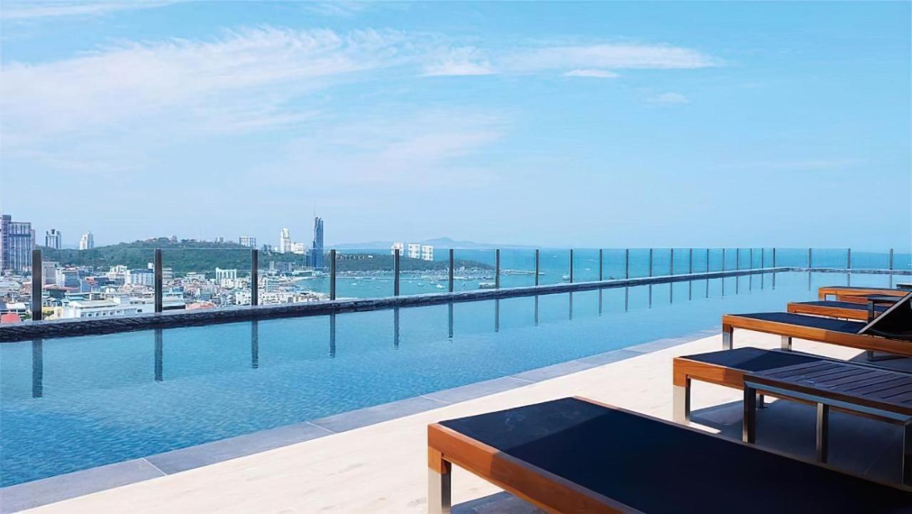 Ferienwohnung Great Location With Infinity Pool -Central Pattaya Exterior foto