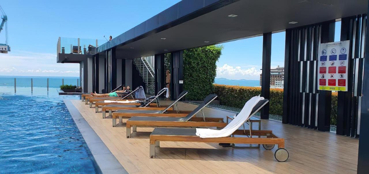 Ferienwohnung Great Location With Infinity Pool -Central Pattaya Exterior foto