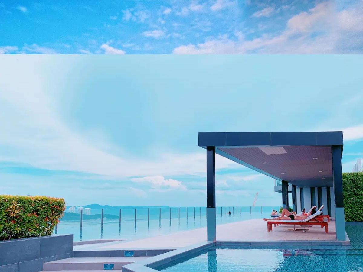 Ferienwohnung Great Location With Infinity Pool -Central Pattaya Exterior foto